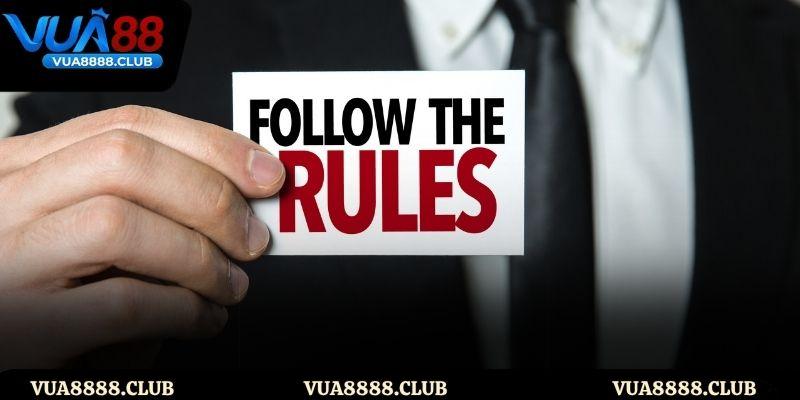 Quy định khi tạo và sử dụng tài khoản tại Vua88